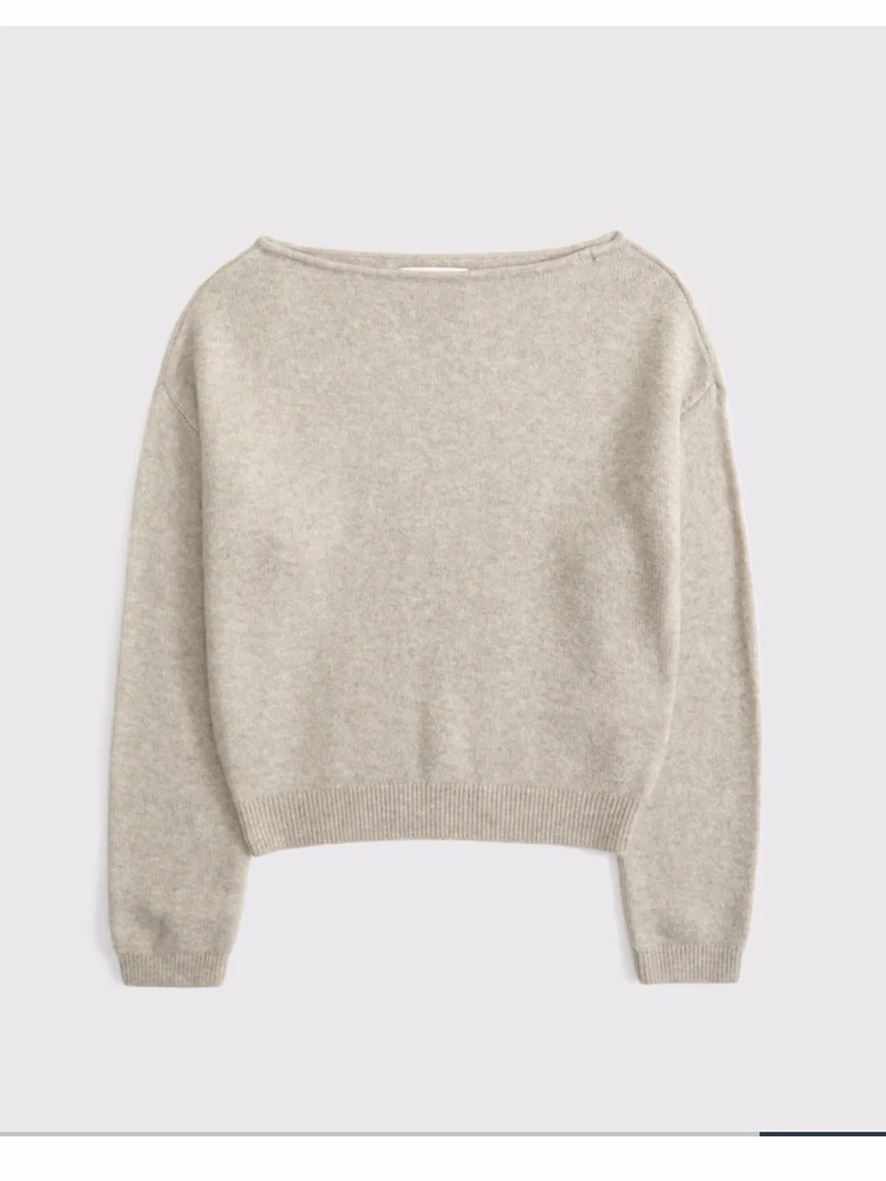 Abercrombie & Fitch Merino Wool-Blend Slash Sweater NWT - Picture 1 of 4